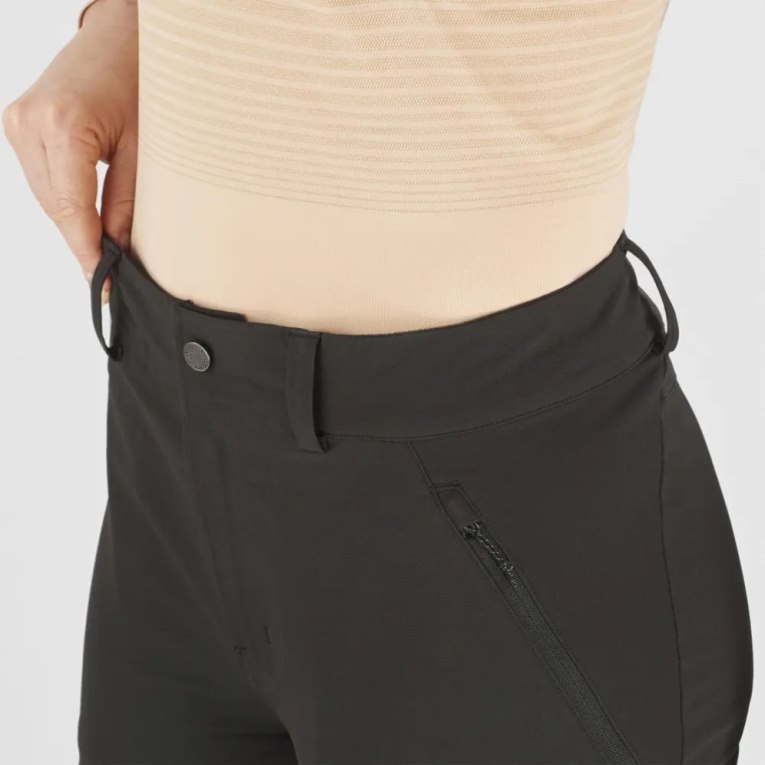 Black Salomon Outpeak Warm Women's Sport Pants | IE YM2371